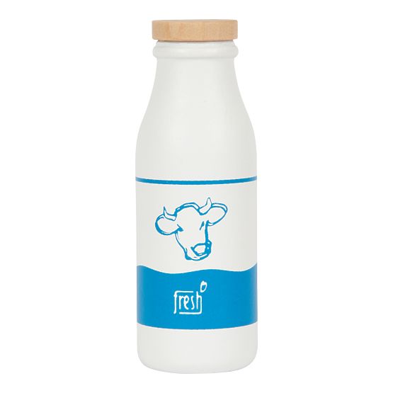 small foot Lădiță din lemn cu sticle de lapte Fresh