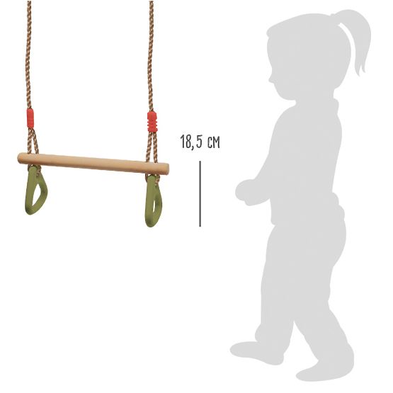 small foot Leagăn cu mânere gimnastice