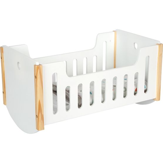 small foot Leagăn de lemn pentru păpuși Little Button