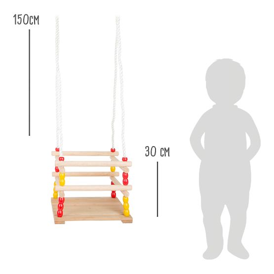 small foot Leagăn din lemn pentru copii mai mici
