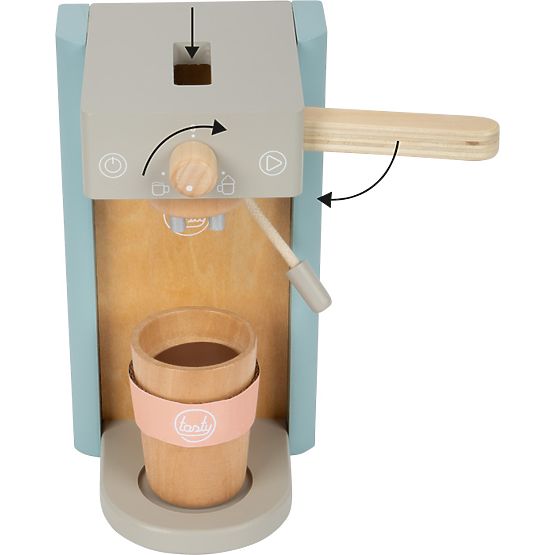 small foot Mașină de cafea cu accesorii Tasty