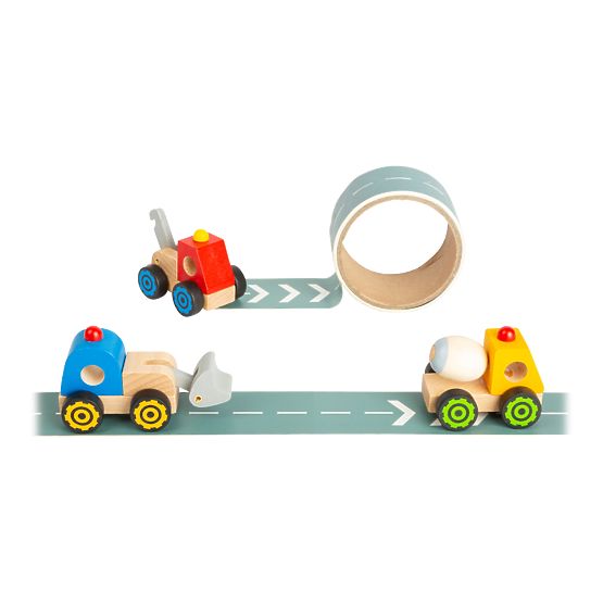 small foot Mașină de construcții cu drum 1 buc