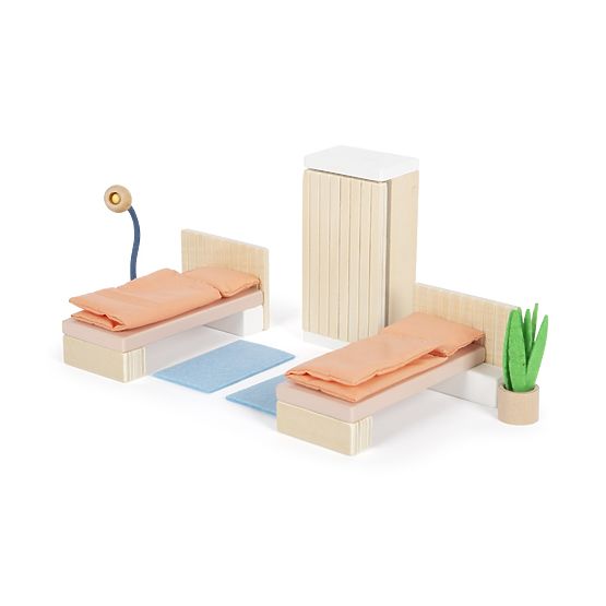 Small Foot Mobilier pentru căsuța de păpuși - dormitor