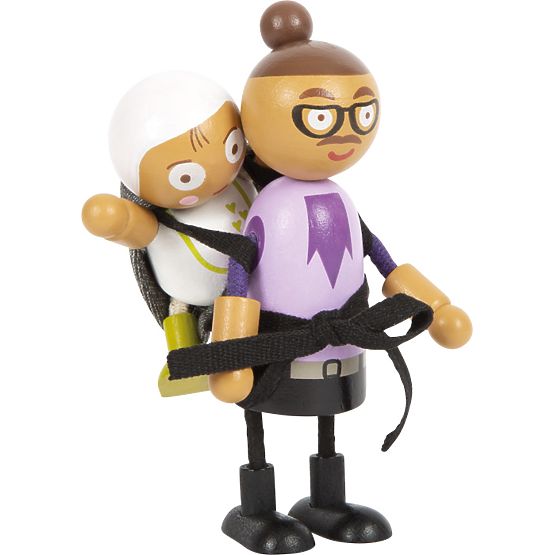 small foot Păpuși flexibile familie cu copil