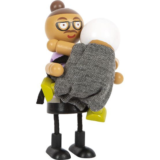 small foot Păpuși flexibile familie cu copil