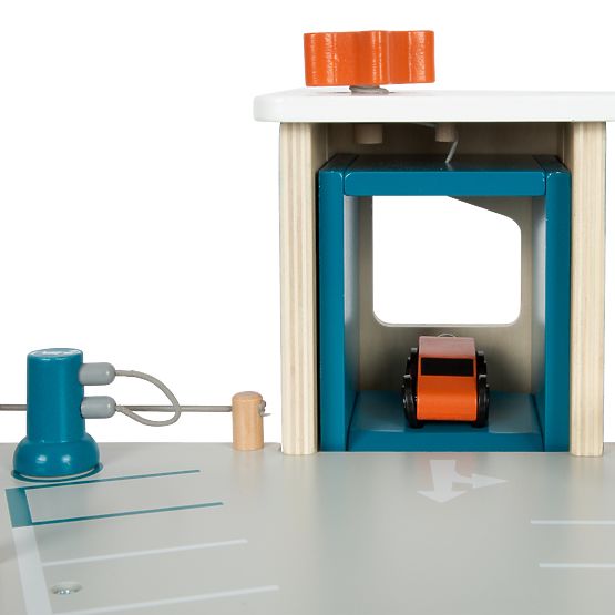 small foot Parcare de curse din lemn