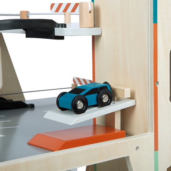 small foot Parcare de curse din lemn