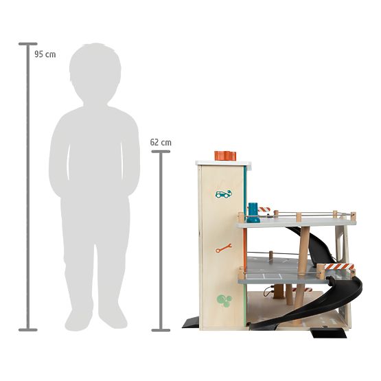 small foot Parcare de curse din lemn