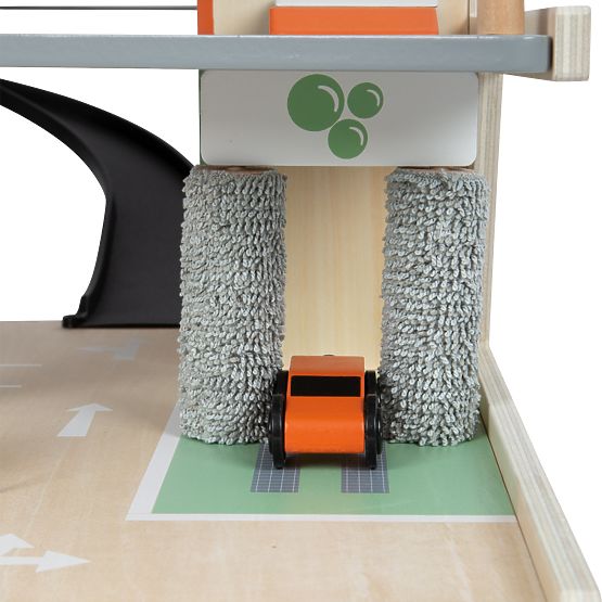 small foot Parcare de curse din lemn