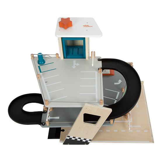 small foot Parcare de curse din lemn