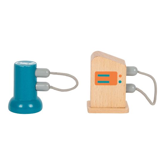 small foot Parcare de curse din lemn