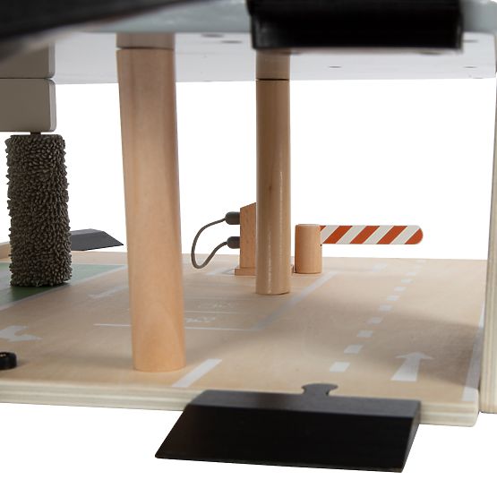 small foot Parcare de curse din lemn