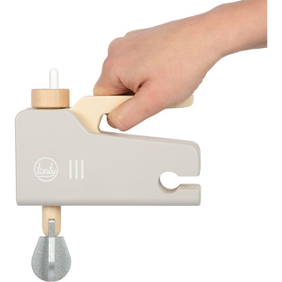 small foot Robot de bucătărie din lemn 2 în 1 Tasty gri