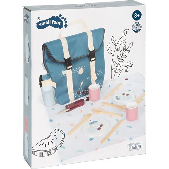 small foot Rucsac de picnic cu accesorii Tasty