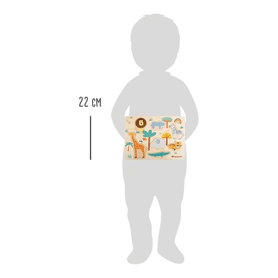 Small Foot Insert puzzle din lemn Safari