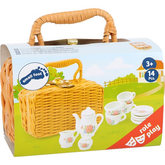 small foot Set de cafea în valiză