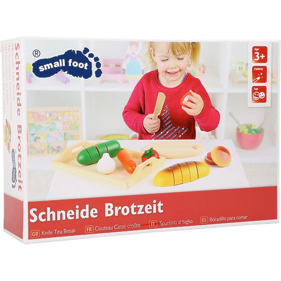 small foot Set de gustare din lemn pentru tăiere