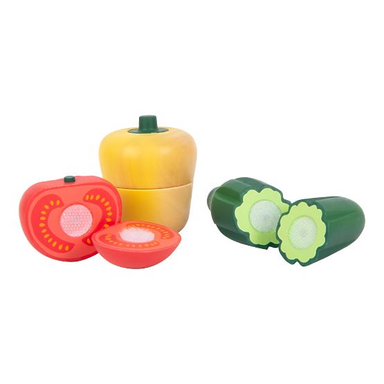 small foot Set de legume de tăiat Fresh