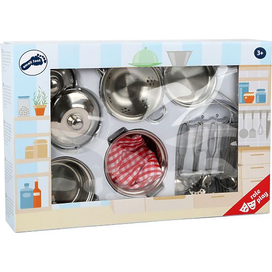 small foot Set de vase din metal Gustav