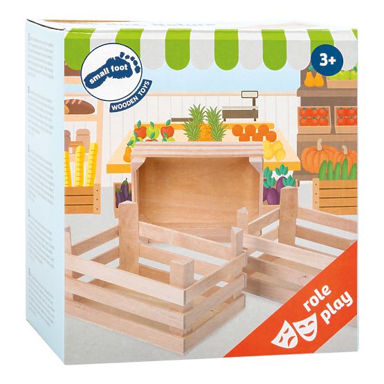 small foot Set mare de lăzi pentru alimente 3 bucăți