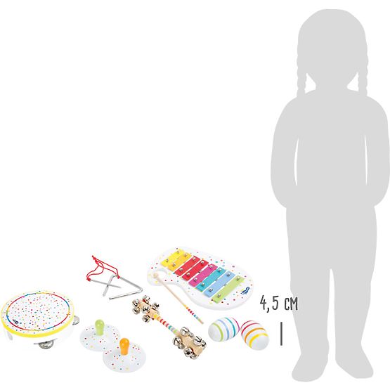 small foot Set muzical din lemn cu buline