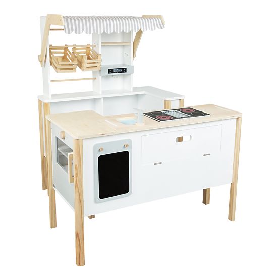 Small Foot Stand multifunctional din lemn Fresh