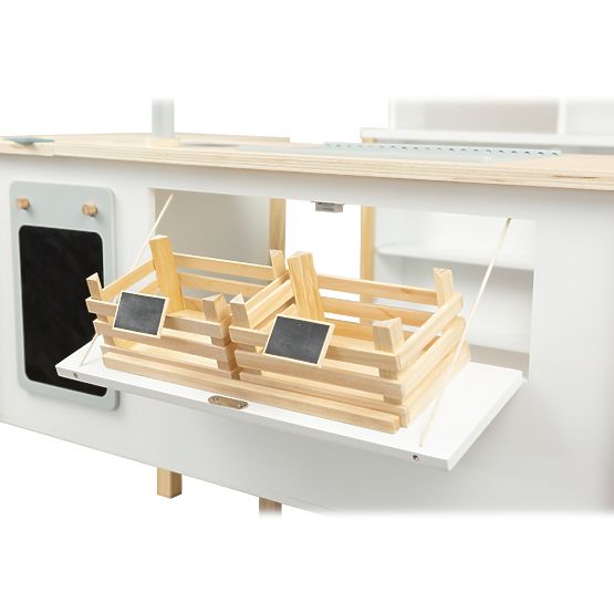 Small Foot Stand multifunctional din lemn Fresh