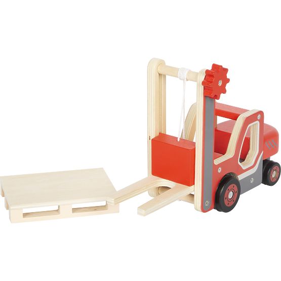 small foot Stivuitor din lemn cu paletă