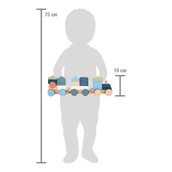 small foot Tren de lemn Arctic