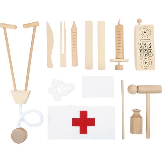 small foot Valiză medicală din lemn pentru copii