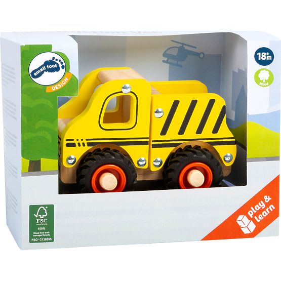 small foot Vehicul de construcție din lemn