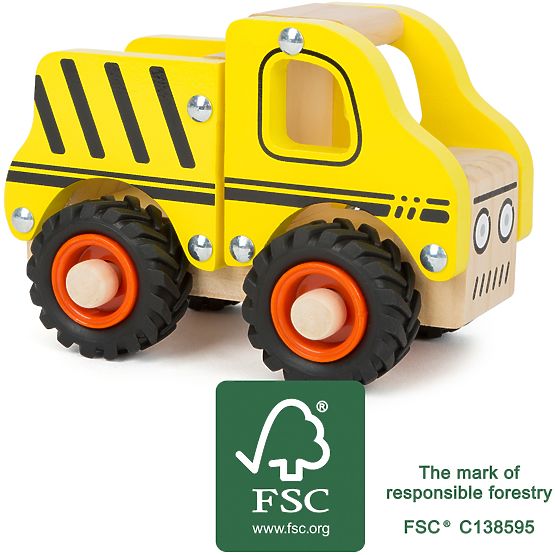small foot Vehicul de construcție din lemn