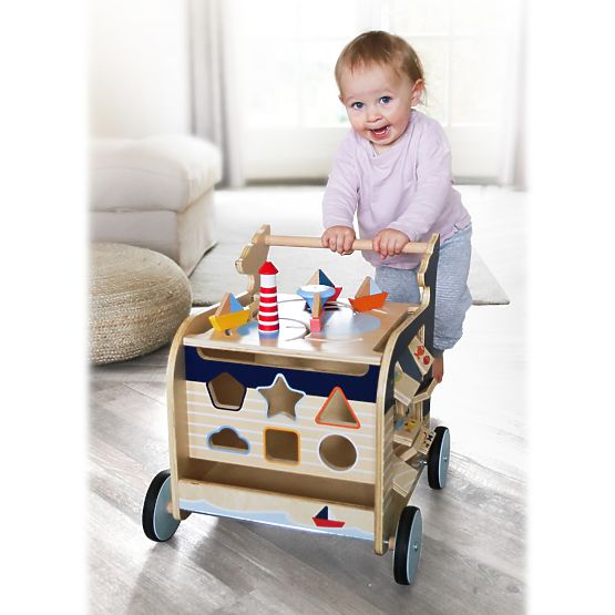 Small Foot Walker din lemn Balena