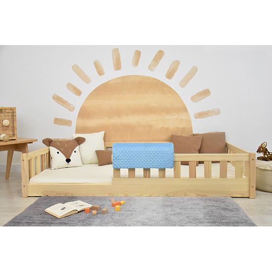 Protecție pentru pat Ourbaby - albastru deschis