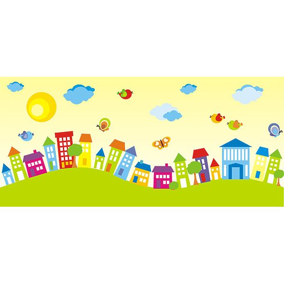 Sticker  - Casute 0,5 m2