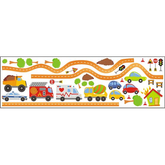 Stickere de  perete CARS and City