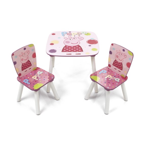 copilăresc masă cu scaune Peppa Pig