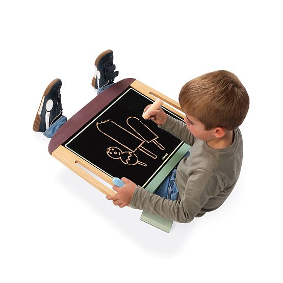 Tabla albă magnetică portabilă de birou Janod