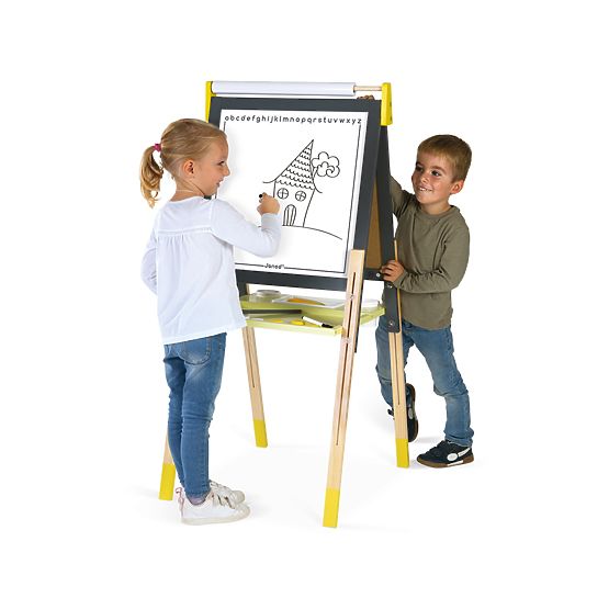 Janod Whiteboard cu două fețe în picioare - înălțime reglabilă