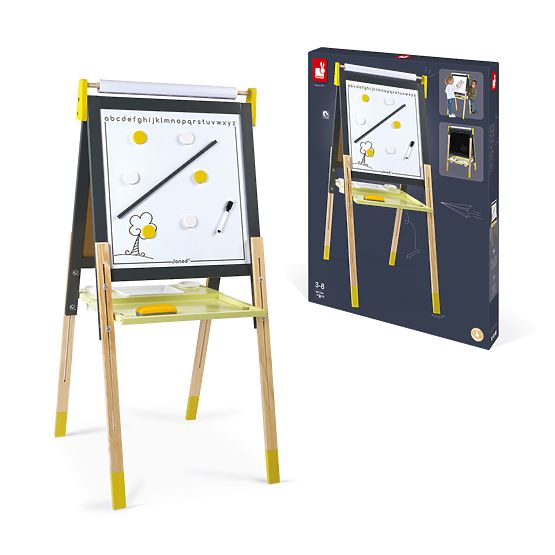 Janod Whiteboard cu două fețe în picioare - înălțime reglabilă
