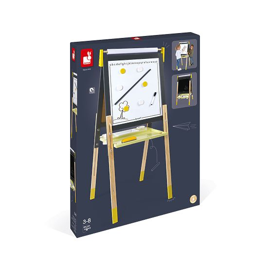 Janod Whiteboard cu două fețe în picioare - înălțime reglabilă