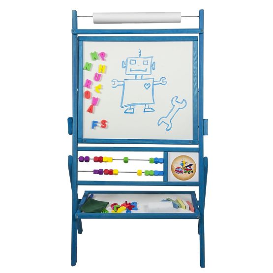 Tablă magnetică pentru copii albastră