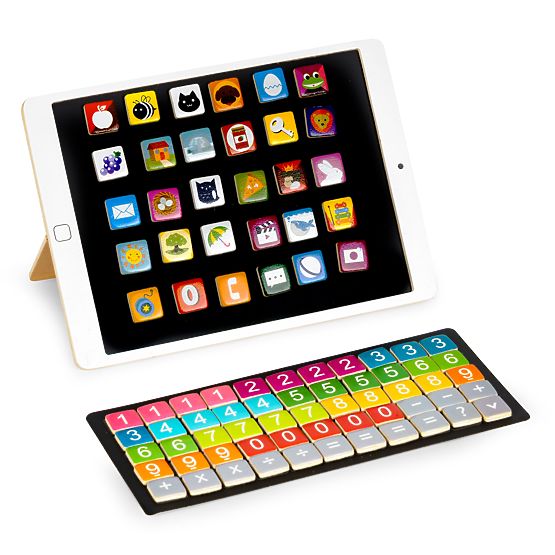 Tablet educativ din lemn tablă magnetică tablă de cretă ECOTOYS