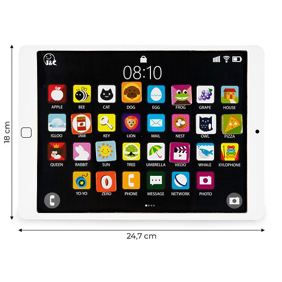 Tablet educativ din lemn tablă magnetică tablă de cretă ECOTOYS