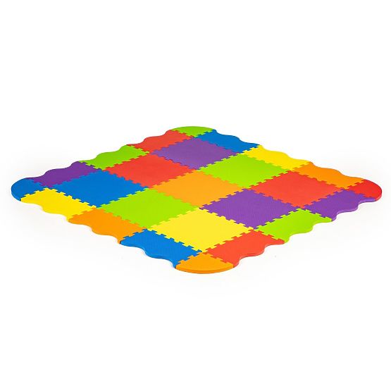 Tampon de spumă - puzzle colorat