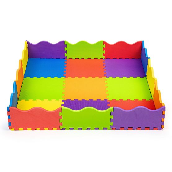 Tampon de spumă - puzzle colorat