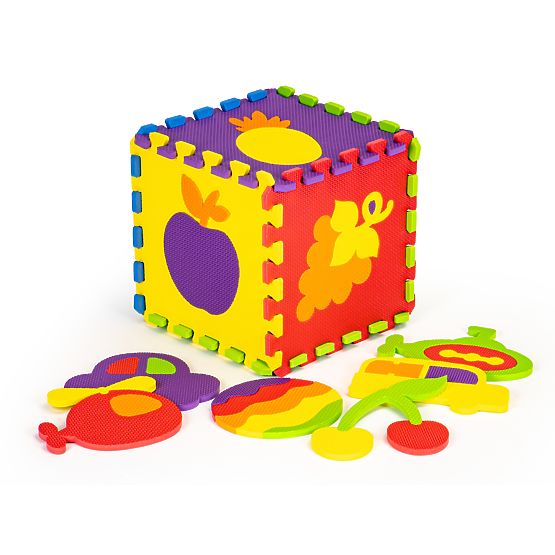 Tampon educativ colorat - puzzle din spumă