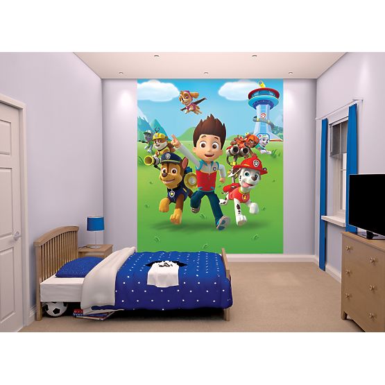 Tapet 3D pentru copii - Paw Patrol  