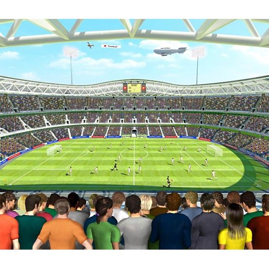 Tapetul 3D Fotbal