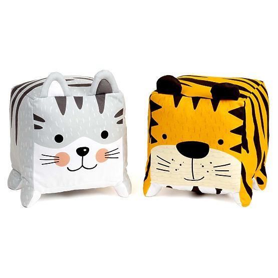 textil jucărie pussycat - gri